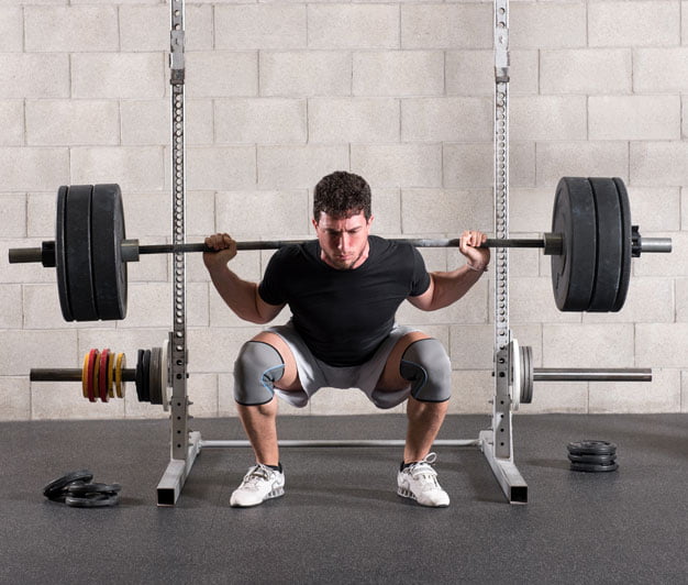 compound exercises for legs: back squat